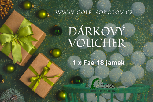 Vánoční Voucher Green Fee 18 jamek