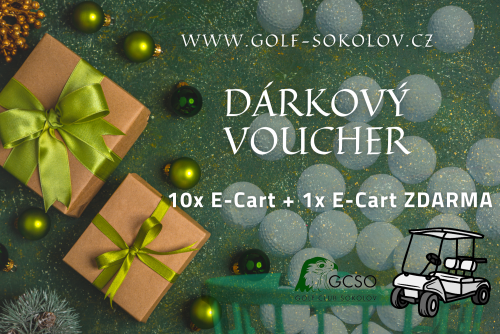 Vánoční Voucher 10x E-Cart + 1x E-Cart zdarma