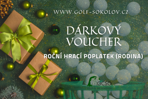 Vánoční Voucher Roční Hrací Poplatek 2026 - Rodina